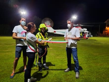 CINTANO - Inaugurata l'area di atterraggio notturno per l'elisoccorso del 118