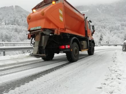 CANAVESE - Prima neve, la viabilità metropolitana al lavoro sulle strade della provincia