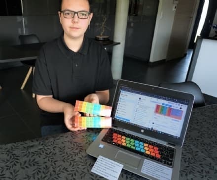 IDEE – Ryann, 16 anni, ha inventato la testiera per dislessici