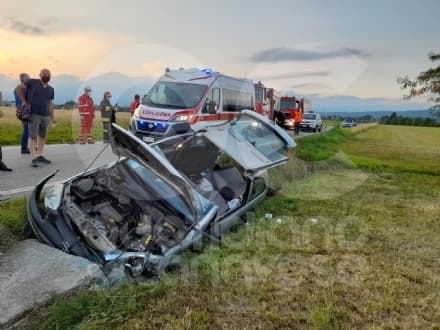 CICONIO - Perde il controllo della vettura e si schianta: ferita una ragazza di Bosconero - FOTO E VIDEO