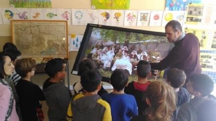 FORNO CANAVESE - Lezione speciale sulla Grande Guerra per i bimbi delle scuole - FOTO