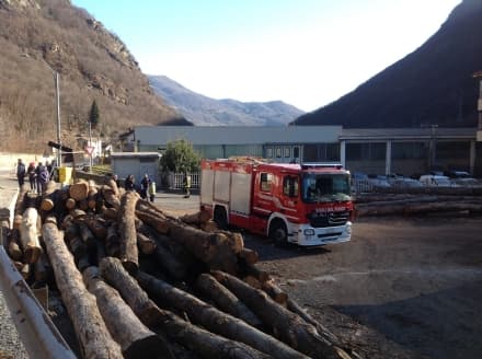 PONT CANAVESE - Fuga di gas: evacuata azienda Aira - VIDEO