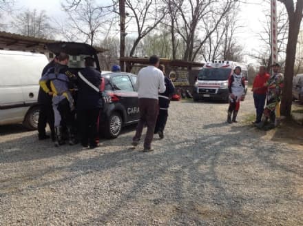 RIVAROLO - MOTO INVESTE RAGAZZINO ALLE GAVE - FOTO e VIDEO