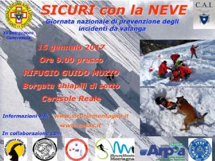 CERESOLE REALE - «Sicuri sulla neve» con il soccorso alpino