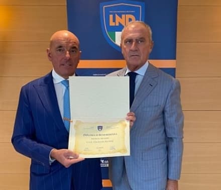 CALCIO - Il Gsd Volpiano festeggia 100 anni di storia: diploma di benemerenza al club