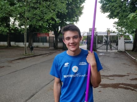 ATLETICA LEGGERA - Il chivassese Gaschino vince la gara Allievi di giavellotto