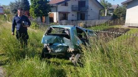 CUORGNE' - Grave incidente stradale sulla 460: donna ferita - FOTO