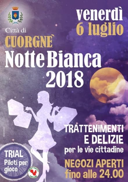 CUORGNE' - Torna la «Notte Bianca»: shopping, musica e tanto divertimento