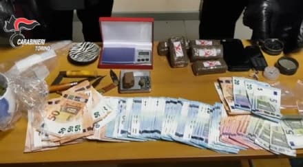 PAVONE CANAVESE - Scoperto un market della droga: un arresto e una denuncia dei carabinieri - VIDEO