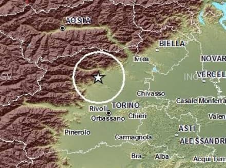 PRATIGLIONE - Scossa di terremoto avvertita in Canavese