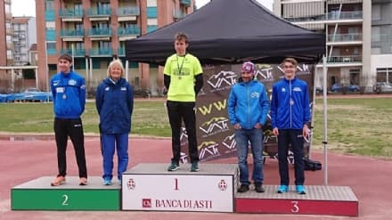 ATLETICA CANAVESANA - Alessandro Cena da podio, Camoletto doppio oro a Novara