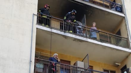 FORNO - Incendio in un alloggio: due persone intossicate - FOTO