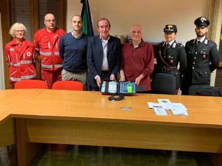 BALDISSERO - Il tiro a volo «Peroglio» dona un defibrillatore al paese