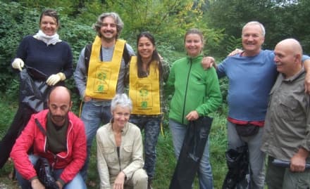 RUEGLIO - Chiusella Vivo ripulisce il torrente per «Puliamo il mondo»