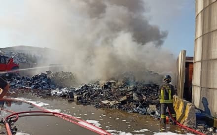 VOLPIANO - Incendio Amiat Tbd, valori tornati nella norma per Arpa