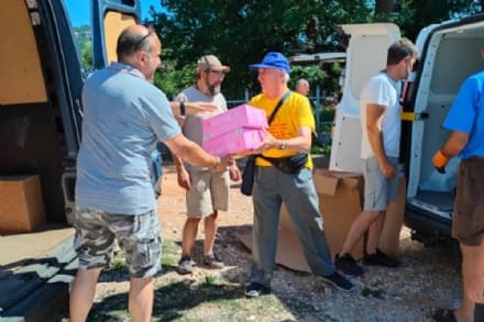 CASTELLAMONTE - L'associazione «A braccia aperte con Maria» in aiuto di Bosnia e Haiti - FOTO