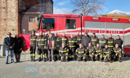 CASTELLAMONTE - Festa per Santa Barbara, la patrona dei vigili del fuoco