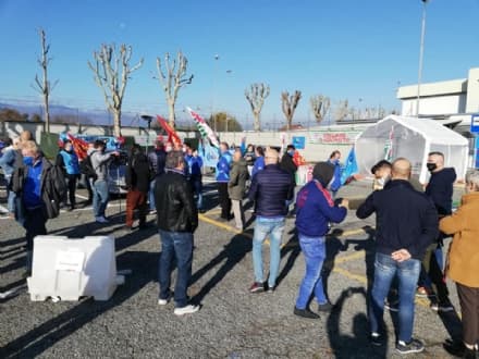 CANAVESE - Sciopero dei metalmeccanici, adesione oltre l'80%