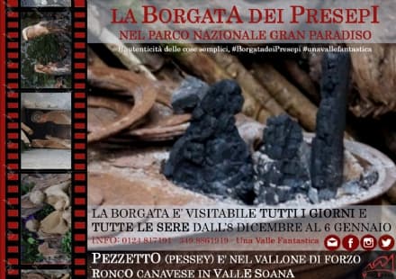 RONCO CANAVESE - Torna la «Borgata dei Presepi» a Pezzetto