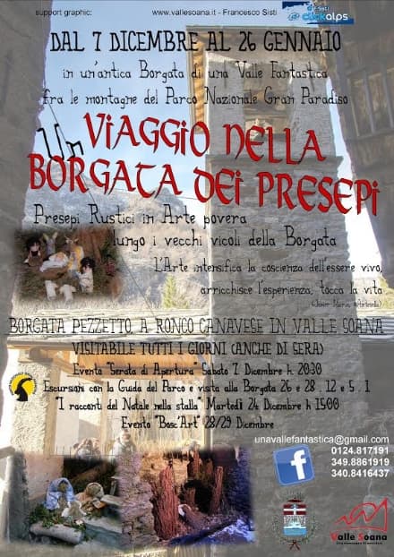 RONCO - A Pezzetto uno straordinario viaggio nella «Borgata dei Presepi»