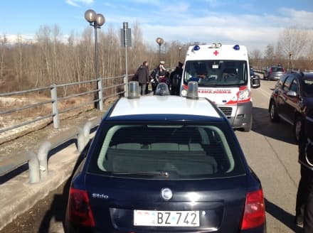 RIVAROLO - Tenta il suicidio dal ponte dell'Orco: salvato - VIDEO