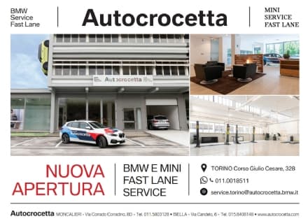 Apre il «BMW E MINI FAST LANE» di Autocrocetta in corso Giulio Cesare a Torino