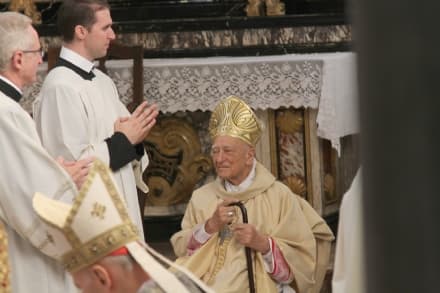 RIVAROLO CANAVESE - Cittadinanza onoraria per il vescovo emerito di Ivrea, monsignor Luigi Bettazzi