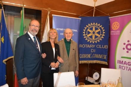 CASTELLAMONTE - Il governatore Ronco incontra i soci Rotary
