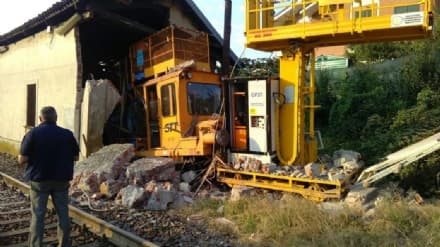 TORINO-CERES - Incidente ferroviario alla stazione di Cirié