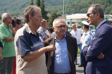 QUINCINETTO - Frana: sopralluogo del prefetto di Torino con i sindaci