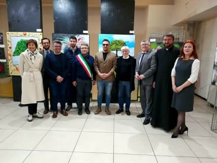 CASTELLAMONTE - Inaugurata la mostra «Cuori migranti» - FOTO