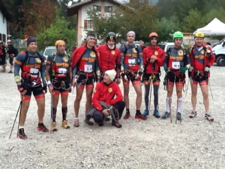 TRAIL - Grande prestazione dei volontari canavesani del soccorso alpino sulle Dolomiti