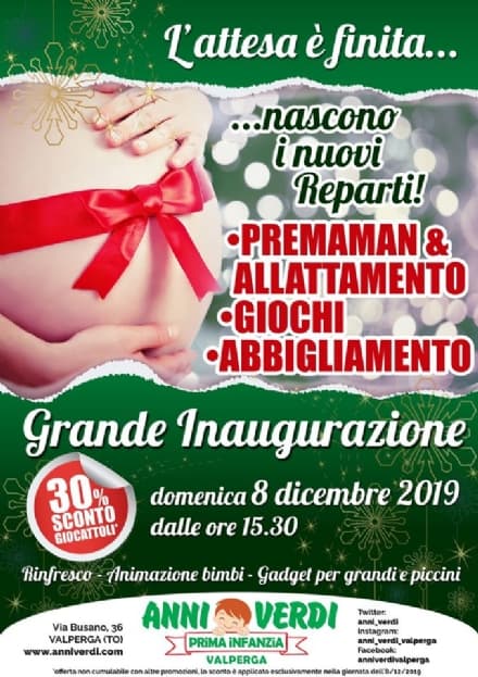 VALPERGA - Grande inaugurazione dei nuovi reparti di Anni Verdi