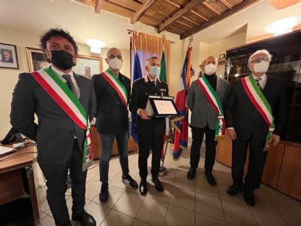 LEINI - Il luogotenente Ivan Pira, dopo 24 anni, lascia il comando della stazione carabinieri - FOTO