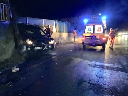 CUORGNÈ-CASTELLAMONTE - Incidente stradale a Piova: due feriti - FOTO E VIDEO