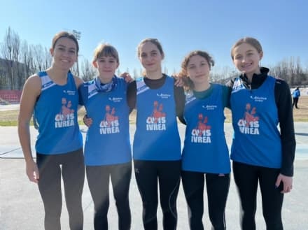 ATLETICA CANAVESANA - Campionati invernali lanci: la cadetta Dafne Chiavetta è seconda - FOTO