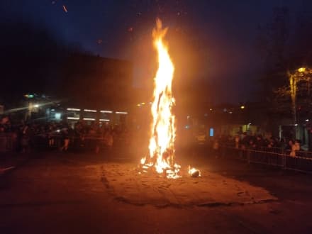 CUORGNE' - Magia e falò in piazza per la Befana degli Allodieri - FOTO