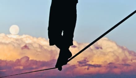 Se vuoi fare un passo in avanti devi perdere l'equilibrio per un attimo