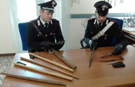 CUORGNE' - Bastoni e coltelli in auto: pensionato nei guai - VIDEO