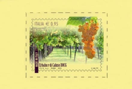 CALUSO - L'eccellenza dell'Erbaluce diventa un francobollo