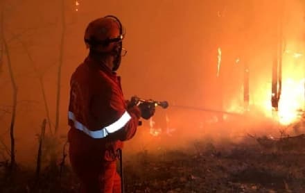 CANAVESE - Incendi boschivi a raffica a causa di vento e siccità: super lavoro per Aib e pompieri - FOTO