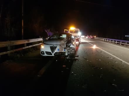 PEDEMONTANA - Un altro incidente tra Bairo e Castellamonte - FOTO