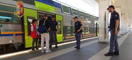 SICUREZZA - Attività della Polizia nelle stazioni e sui treni del Piemonte e della Valle d'Aosta