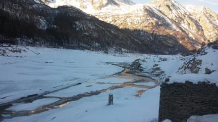 CERESOLE REALE - Iren ripulisce la diga: il lago è «scomparso»