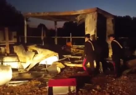 LEINI - Incendio campo nomadi: una ragazza arrestata - VIDEO