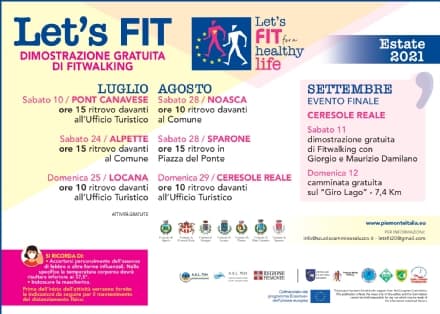 CANAVESE - «Let's fit»​: il progetto dell'Asl To4 per uno stile di vita attivo e salutare