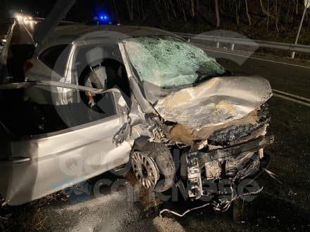 LOMBARDORE-LEINI - Scontro frontale sulla 460, 12enne in prognosi riservata. Identificata la vittima - FOTO