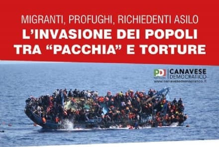 CASTELLAMONTE - Convegno del Pd: «La verità sui migranti»