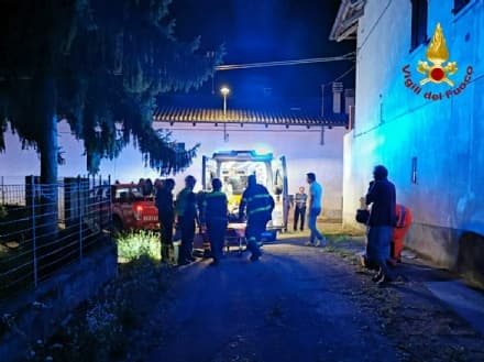 VOLPIANO - Le unità cinofile dei pompieri salvano una donna ad Asti