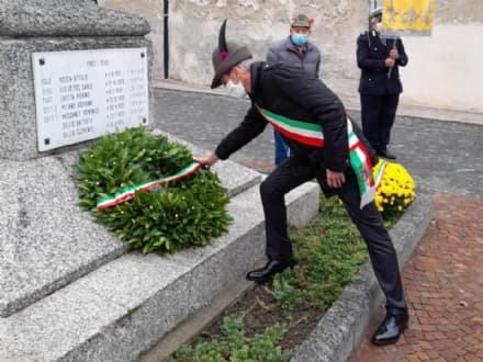 CANAVESE - Le celebrazioni del IV Novembre ai tempi del covid - FOTO